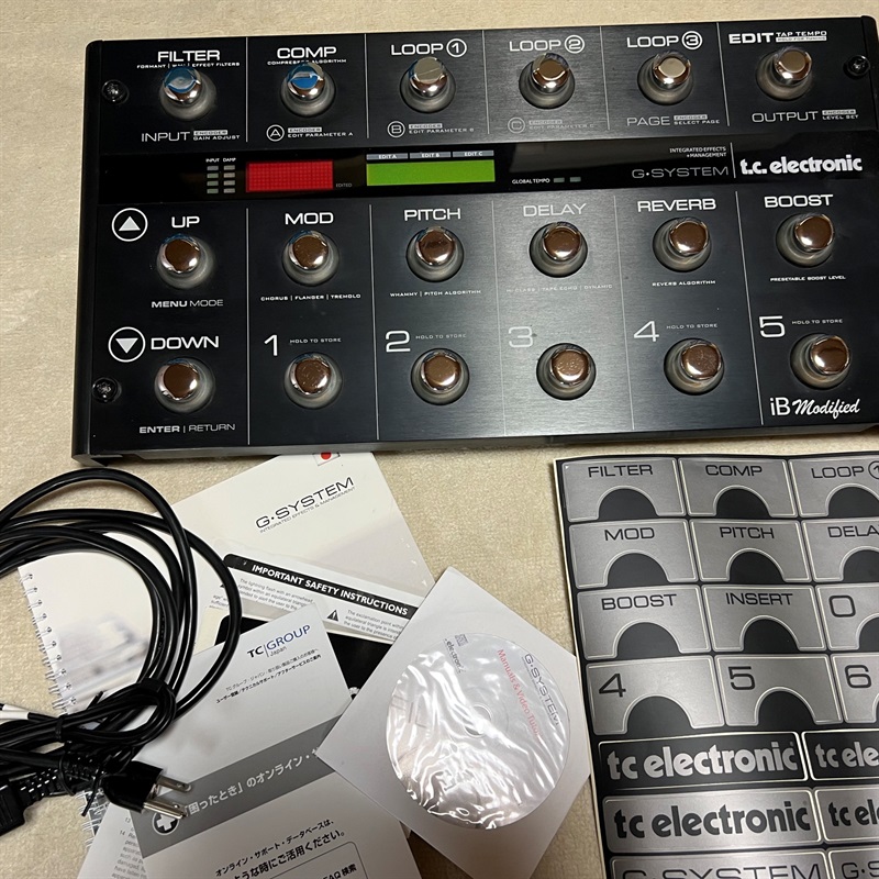 tc electronic G-SYSTEM ib modifyの画像